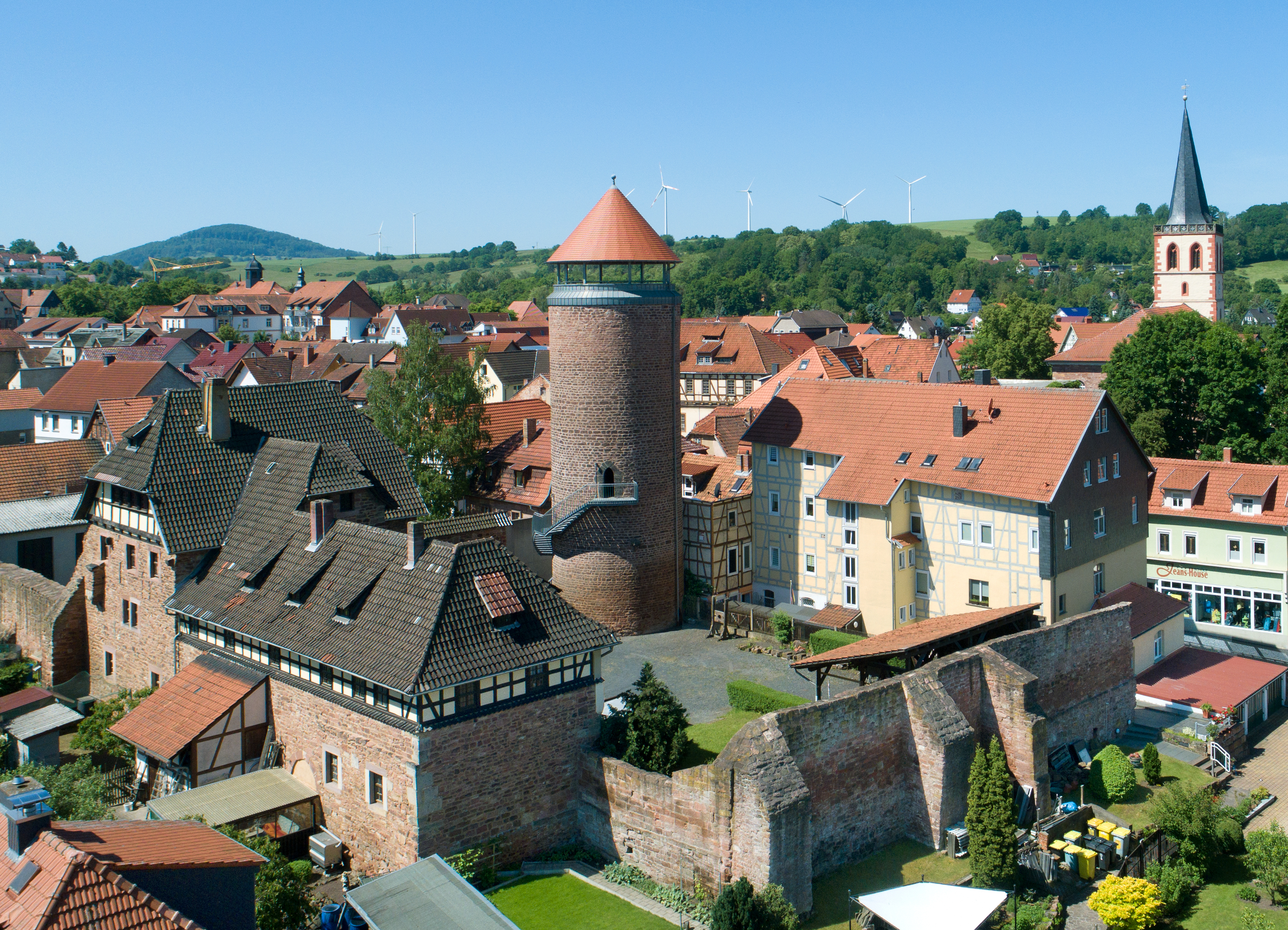 Die Burg Wendelstein in Vacha.