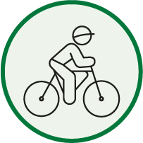 Anreise mit dem Fahrrad