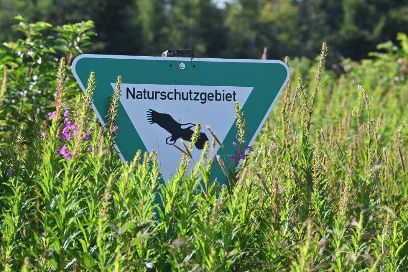Schild Naturschutzgebiet